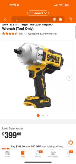 Impacto DEWALT De 1/2