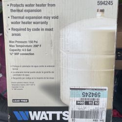 Water Heater Expansion Tank