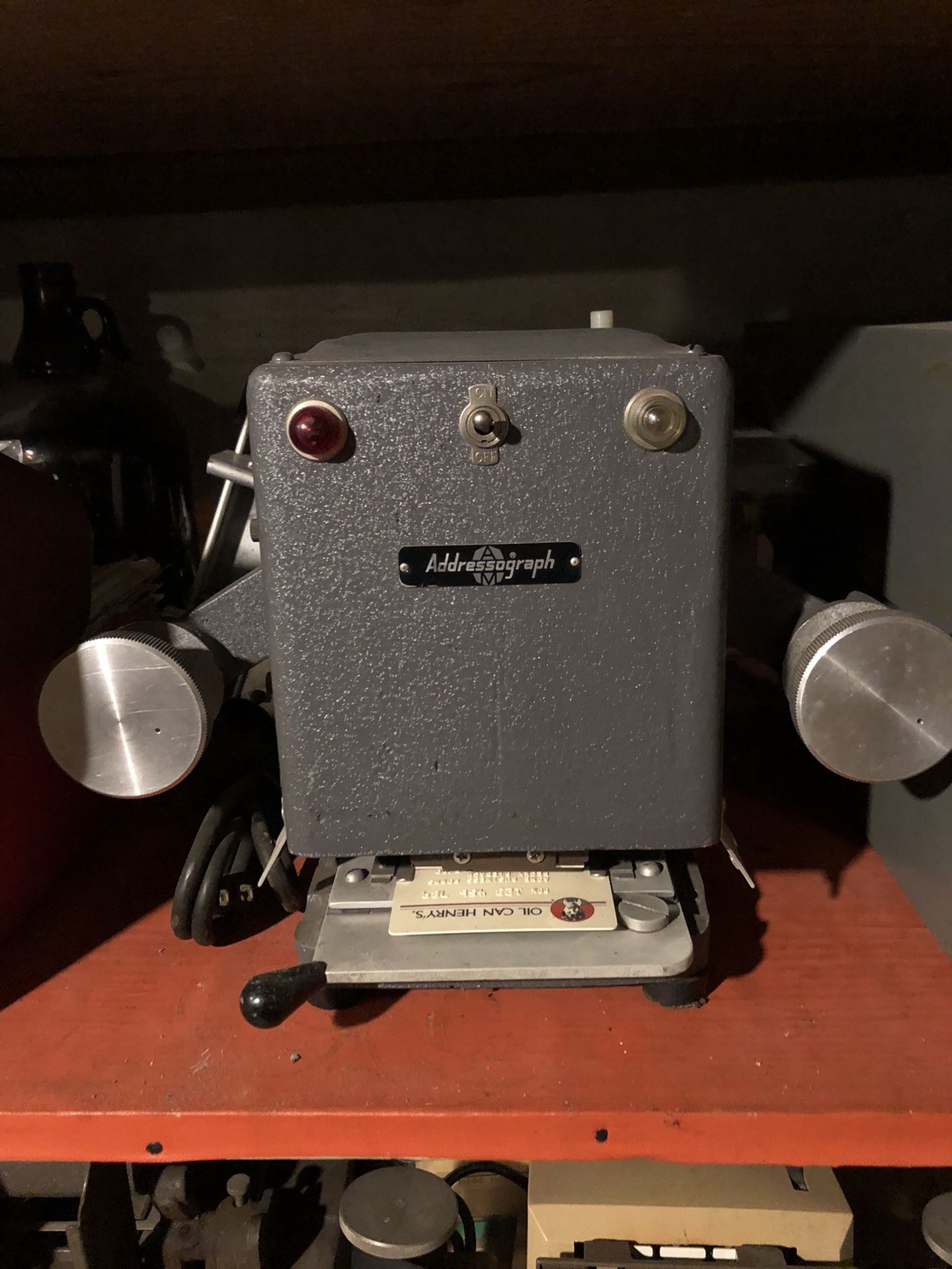 Addressograph equipment and plastic cards for Sale in Tacoma, WA - OfferUp