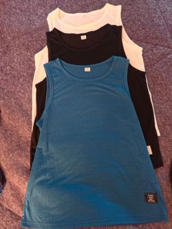 Boys tank tops size 14 new