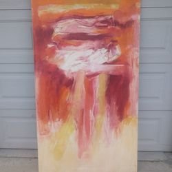 Big Oil Painting on Canvas 1960