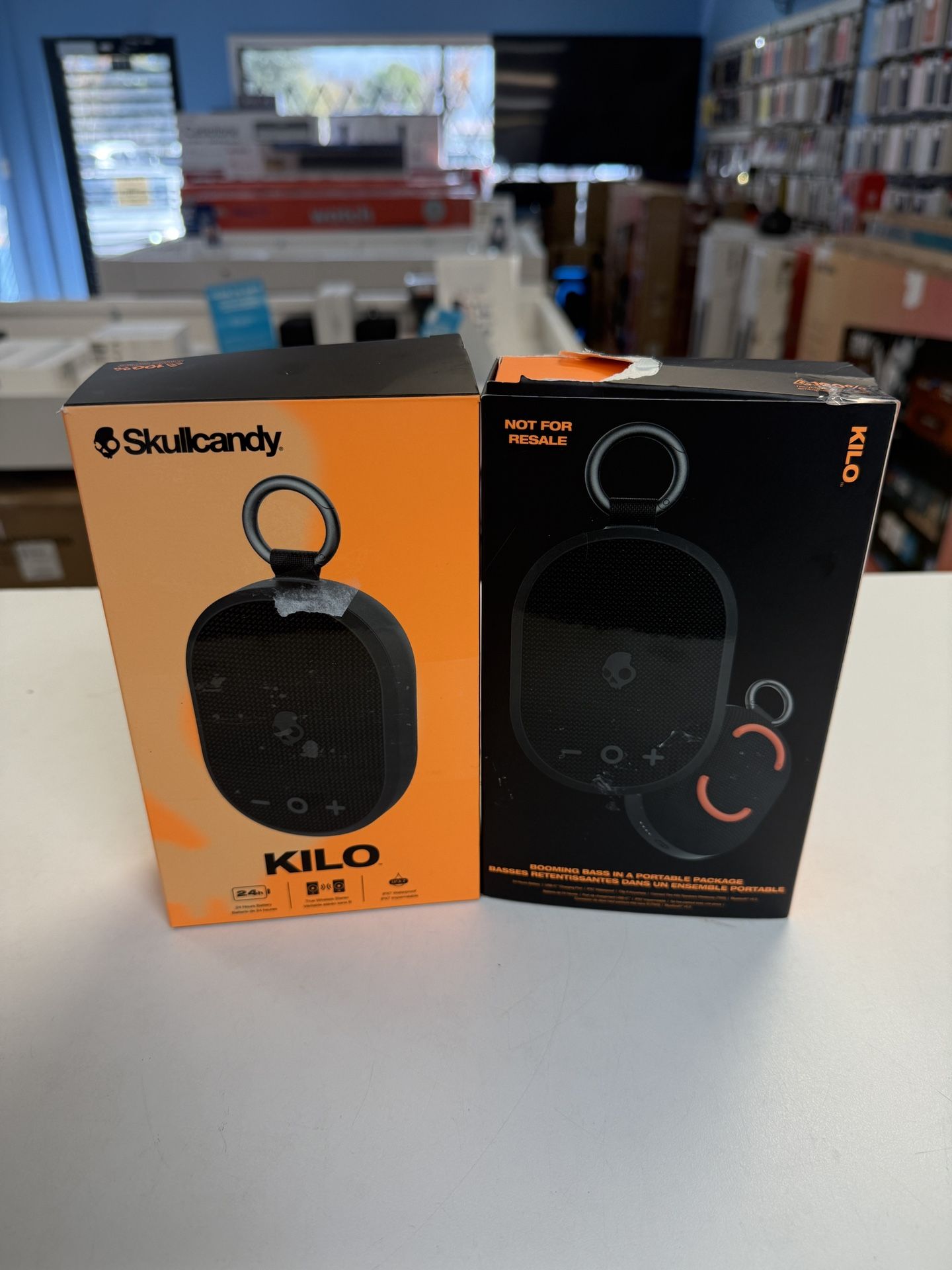 Skullcandy Kilo Wireless Bluetooth Speaker with Case Bundle, 2-pack New