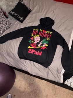 2P No Money No Honey Black Hoodie- (S)Medium