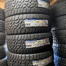 265/70/16 Falken Wildpeak AT3W 4 New Tires Installed And Balanced 55k Mile Warranty