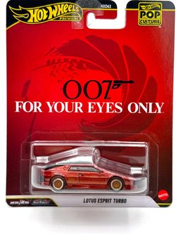 Hot Wheels Premium 1:64 Scale Diecast Model - Lotus Espirit Turbo (007 - For Your Eyes Only)