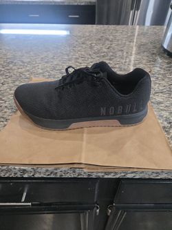 NOBULL Black Trainer Sneaker with Gum Sole