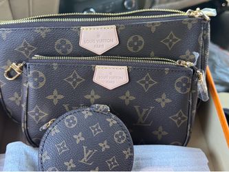 Louis Vuitton Monogram Multi Pochette Accessoires Shoulder Bag in Brown