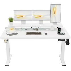 ❤️Home Office Electric Height Adjustable Standing Desk Lifting Range