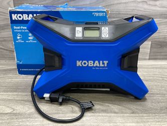 Kobalt 12V/120V Dual-Power Portable Air Tire Inflator KLDP1(A1D032881)