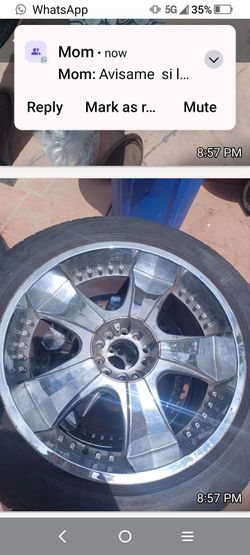 22" chrome wheels