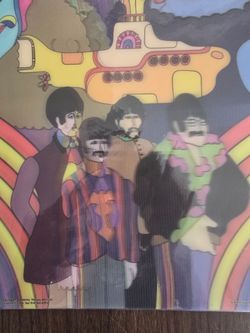The Beatles Yellow Submarine Lenticular Print