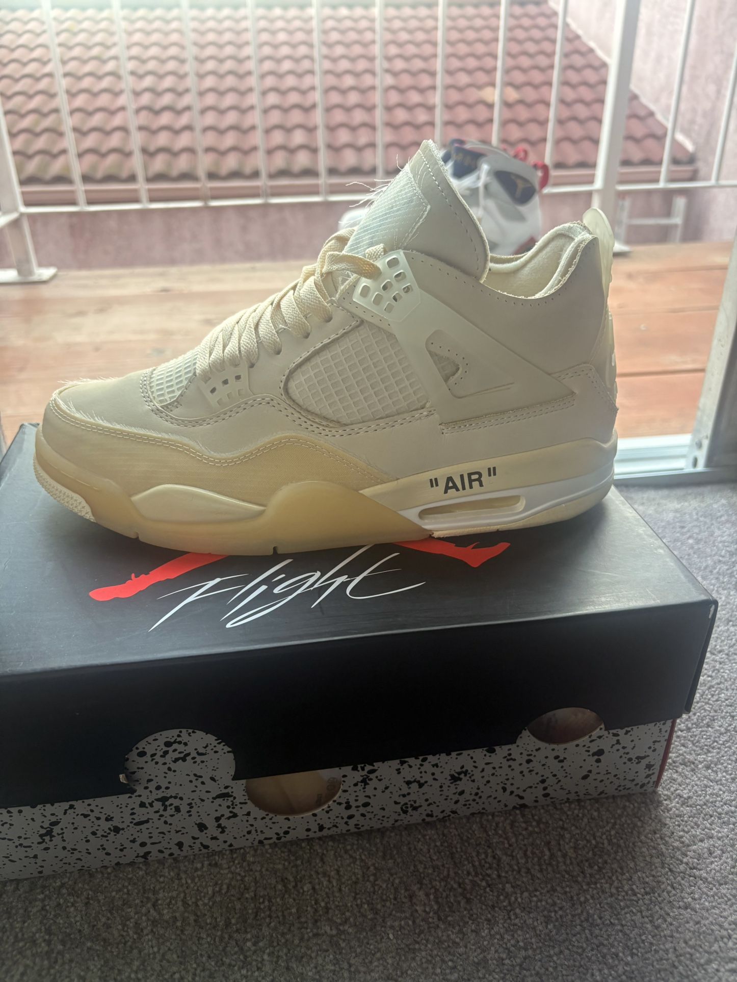 Jordan Off White 4s Size 12