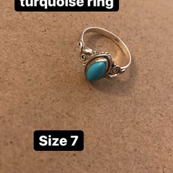 Sterling Silver Turquoise Ring