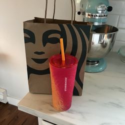 New Starbucks 18 Oz Tumbler