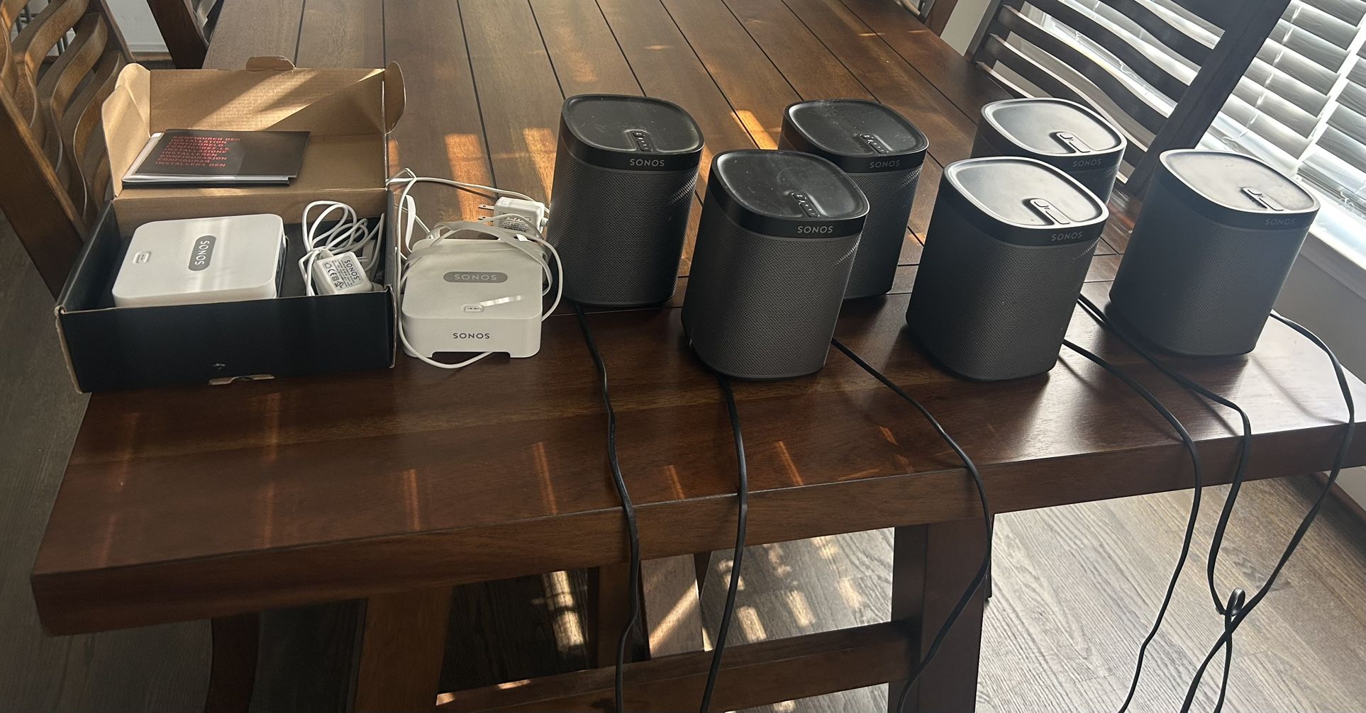 Sonos Play 1 Speakers & Bridge