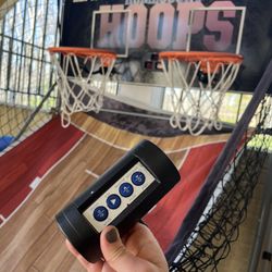 Cool Two Hoop Basketball Station