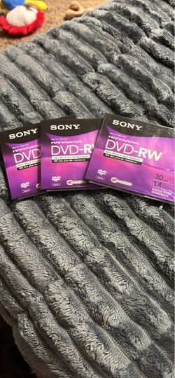 Sony Handycam DVD-RW Discs – 3 Pack