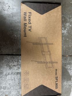 TV mount never opened or used for 50”-86” TV size