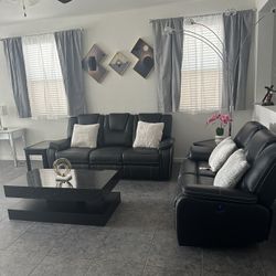 Customer Photo* 2 Pcs Sofa Power Recliner Set NEW