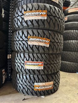 35x12.50R22LT Arroyo M/T Set Of 4 New Tires