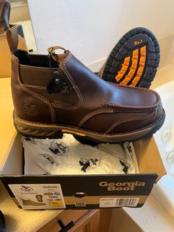 Steel toe boots - size 10.5 Georgia Brand new in box
