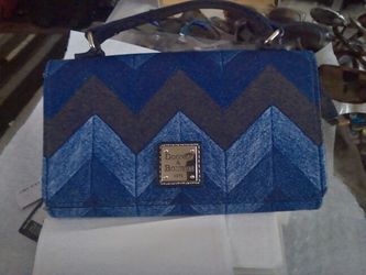 Dooney & Bourke 1975 wallet/purse WDCHV0152 DNMR Denim NEW