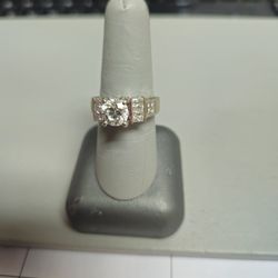 Diamond White Gold Engagement Ring