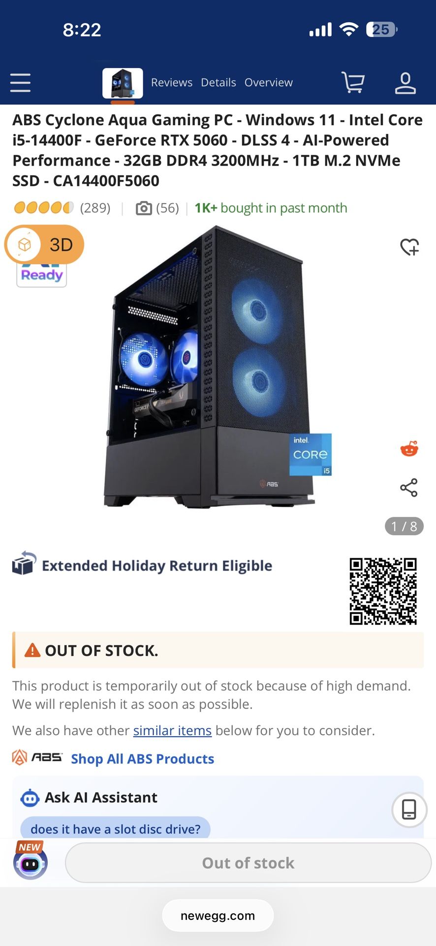 ABS Cyclone Aqua Gaming PC