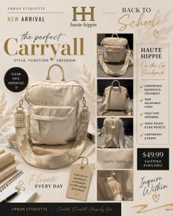 Haute Hippie On-the-Go Convertible Backpack Crossbody