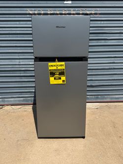4.4 cu. ft Stainless Steel Look Compact Top Mount Refrigerator