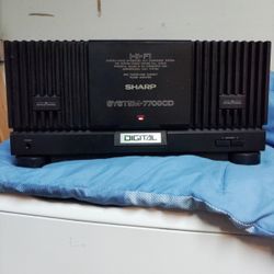 Sharp System 7700CD High Power Home Amplifier
