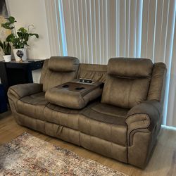 Material Fabric Sofa Recliner 