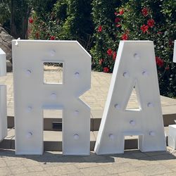Marquee Letters GRAD $160