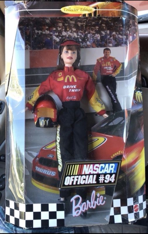 1999 nascar official #94 Barbie new