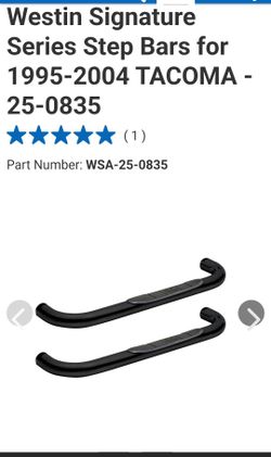 Westin step bars for 95 - 04 Tacoma