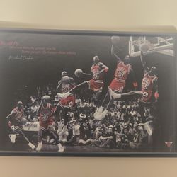 Michael Jordan 22x34 Poster With Frame
