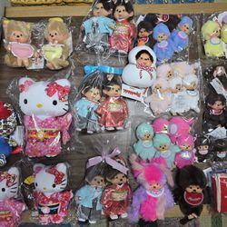 Monchichi Figures: Variety Of Sizes-styles-colours