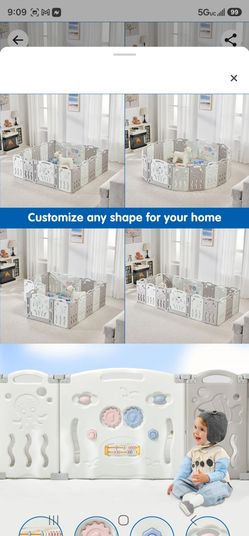 Baby play pen inside or out