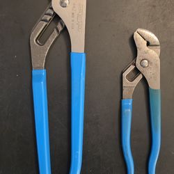 Two pairs of Channelloc Pliers
