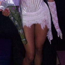 White Lace Dress 