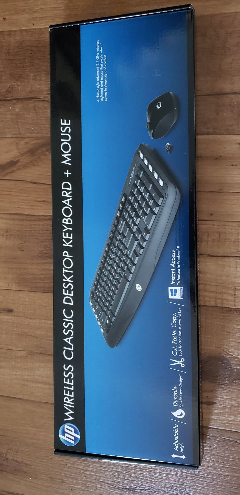 Hp wireless keyboard and mouse.