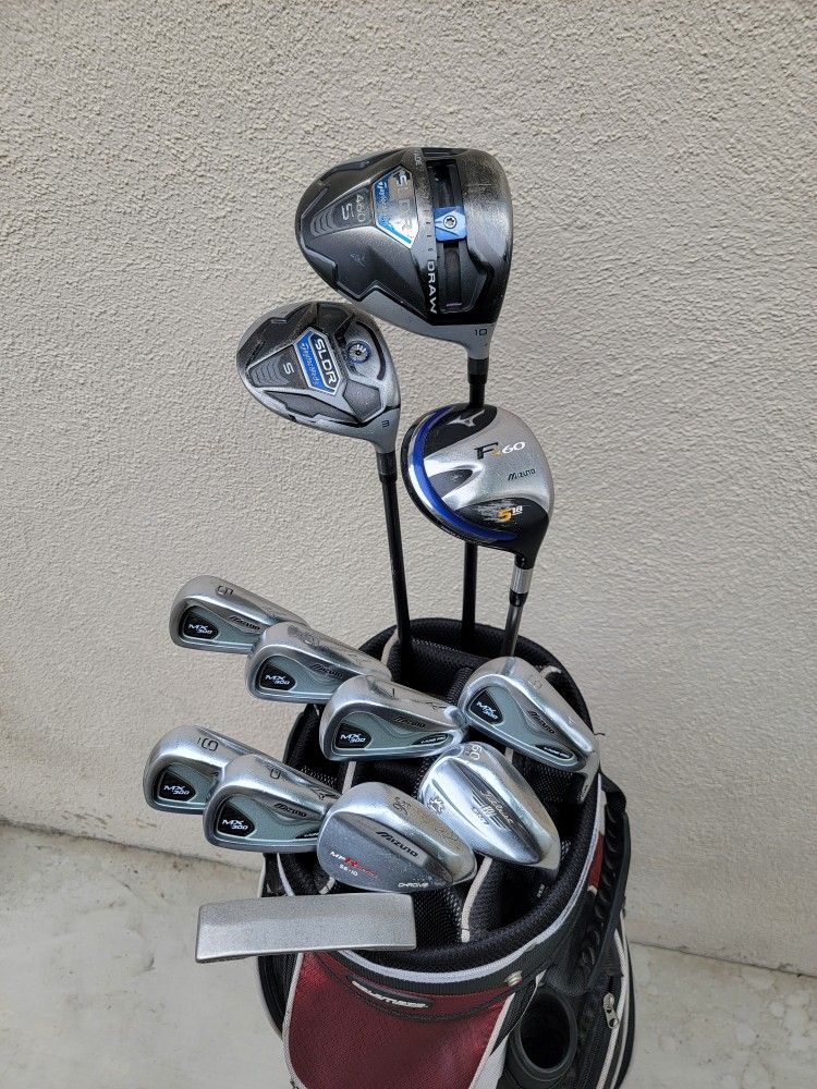 Taylormade & Mizuno Golf Set Right Handed