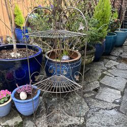 Vintage three tier plant stand