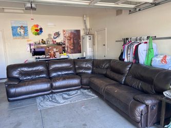 Leather Sectional