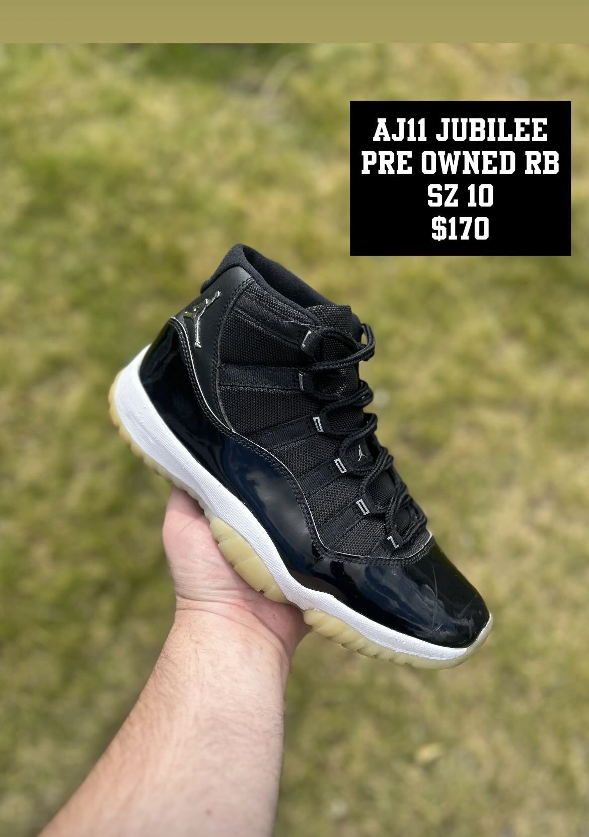 Jordan 11 Jubilee. Size 10