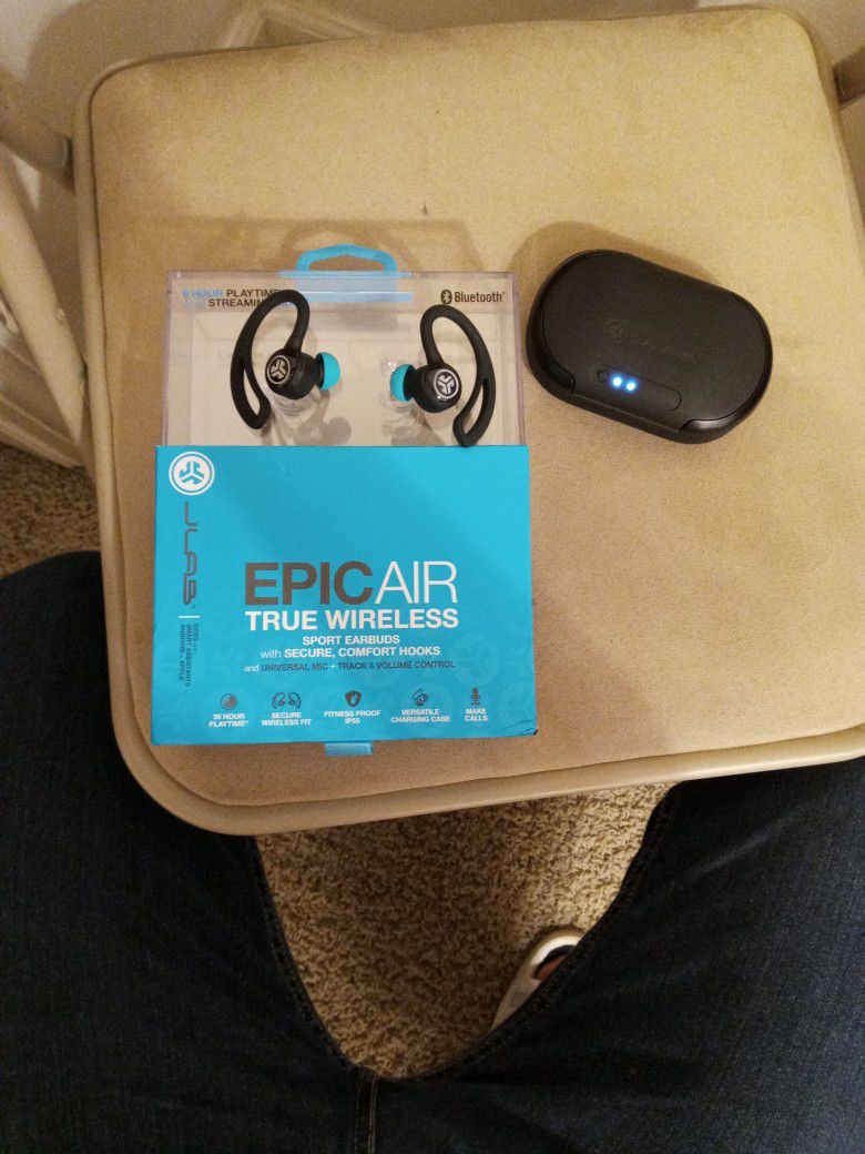 JLab Epic Air Sport True Wireless Earbuds