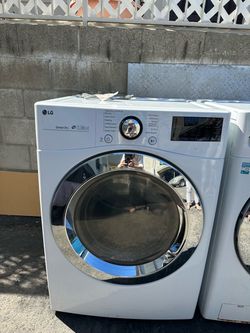 LG Front Load Dryer White Sensor Dry