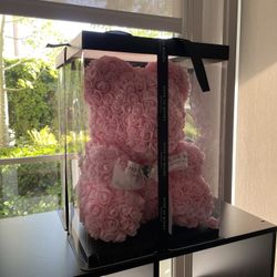 Dose of Roses Light Pink Rose Bear Medium