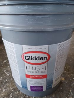 5 Gallons Interior Eggshells Light Gray Paint 