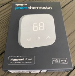 USED - Amazon Smart Thermostat - White with Mint Accent